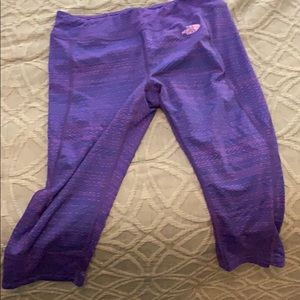 North face workout crop pants
